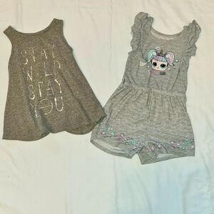 Girl's Top and LOL Top/shorts, Both are Sz 5, in Excellent Used Condition